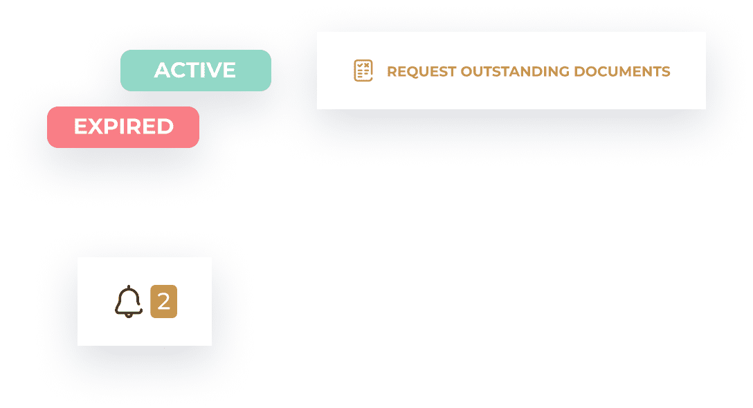Request outstanding documents